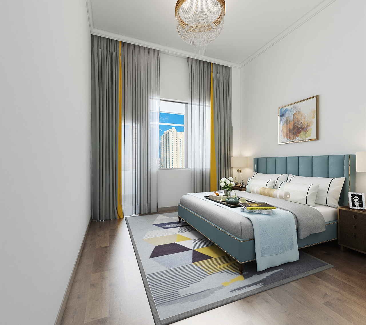 白色轻奢空间的现代演绎-14