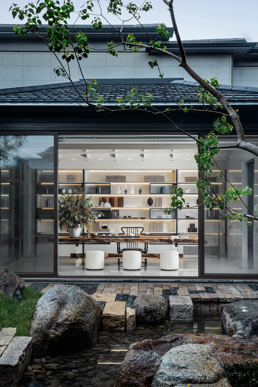 蓝光·雍锦湾中式雅奢样板房,演绎现代东方美学-89