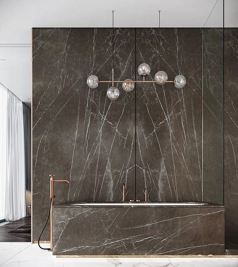 现代简约轻奢风格 | 混搭元素打造高级感大宅-18