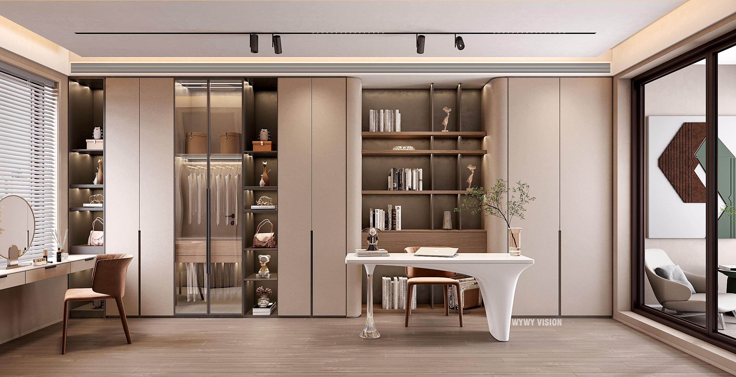 住宅空间丨效果表现丨工作-8