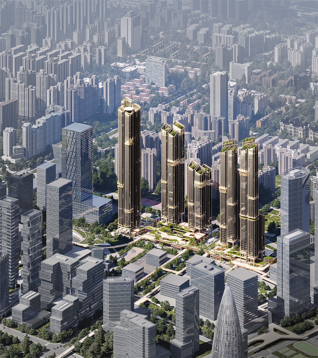 深圳后海“地王”公开招标优胜方案丨中国深圳丨line+建筑事务所-0