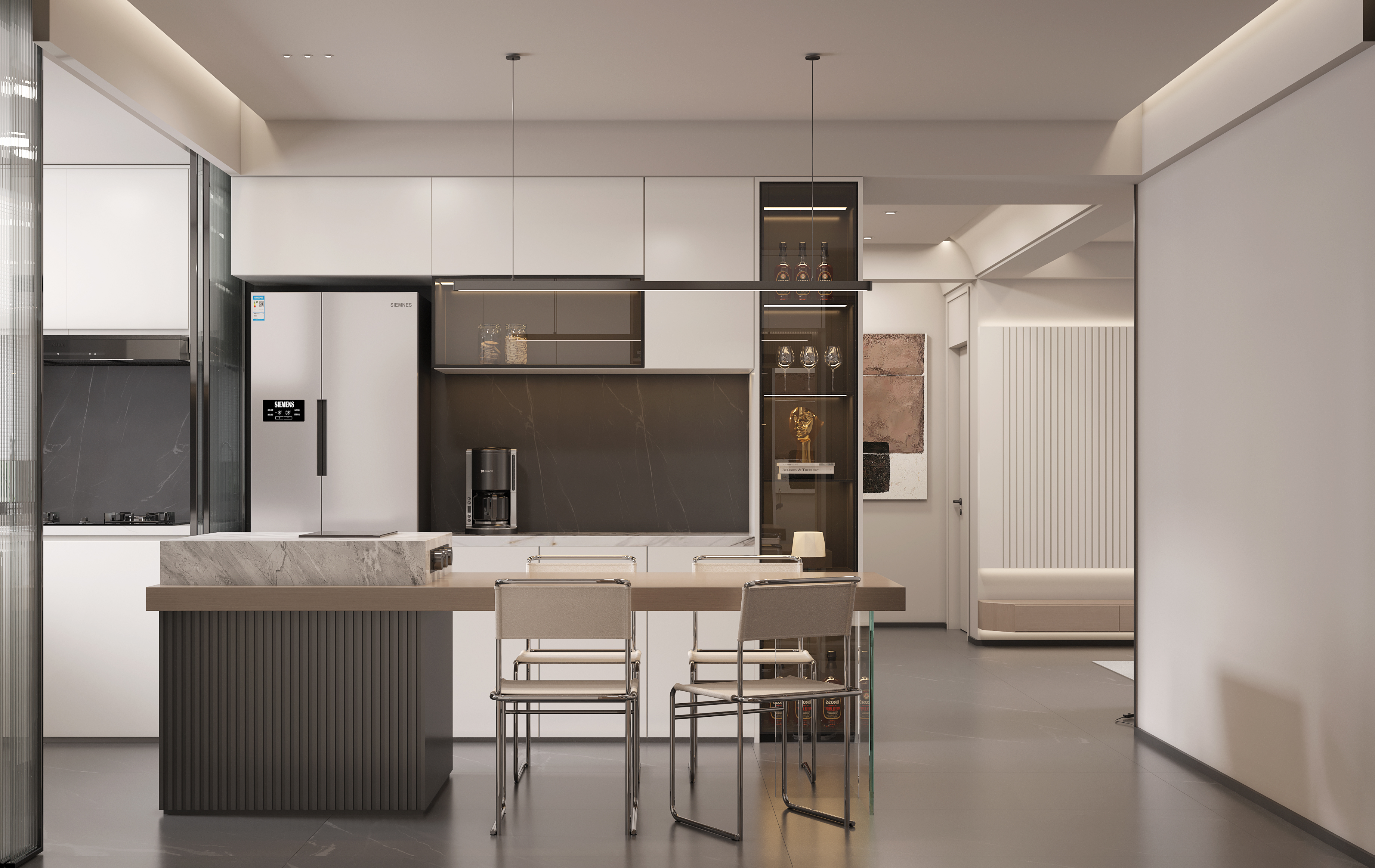 西安《白桦林溪》丨中国西安丨一禾设计-13