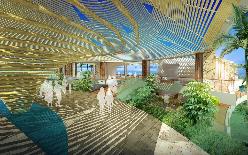 美国塞班岛度假别墅,新亚洲风格融入自然景观-33