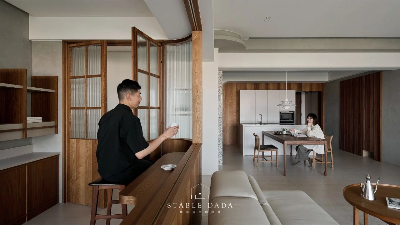 台北黑胡桃木小豪宅丨中国台北-14