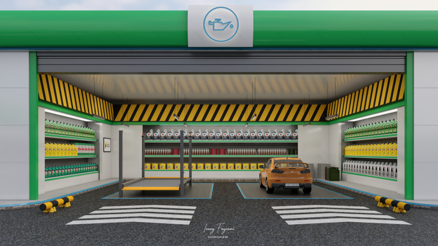 Car Host Petrol Station 设计-14