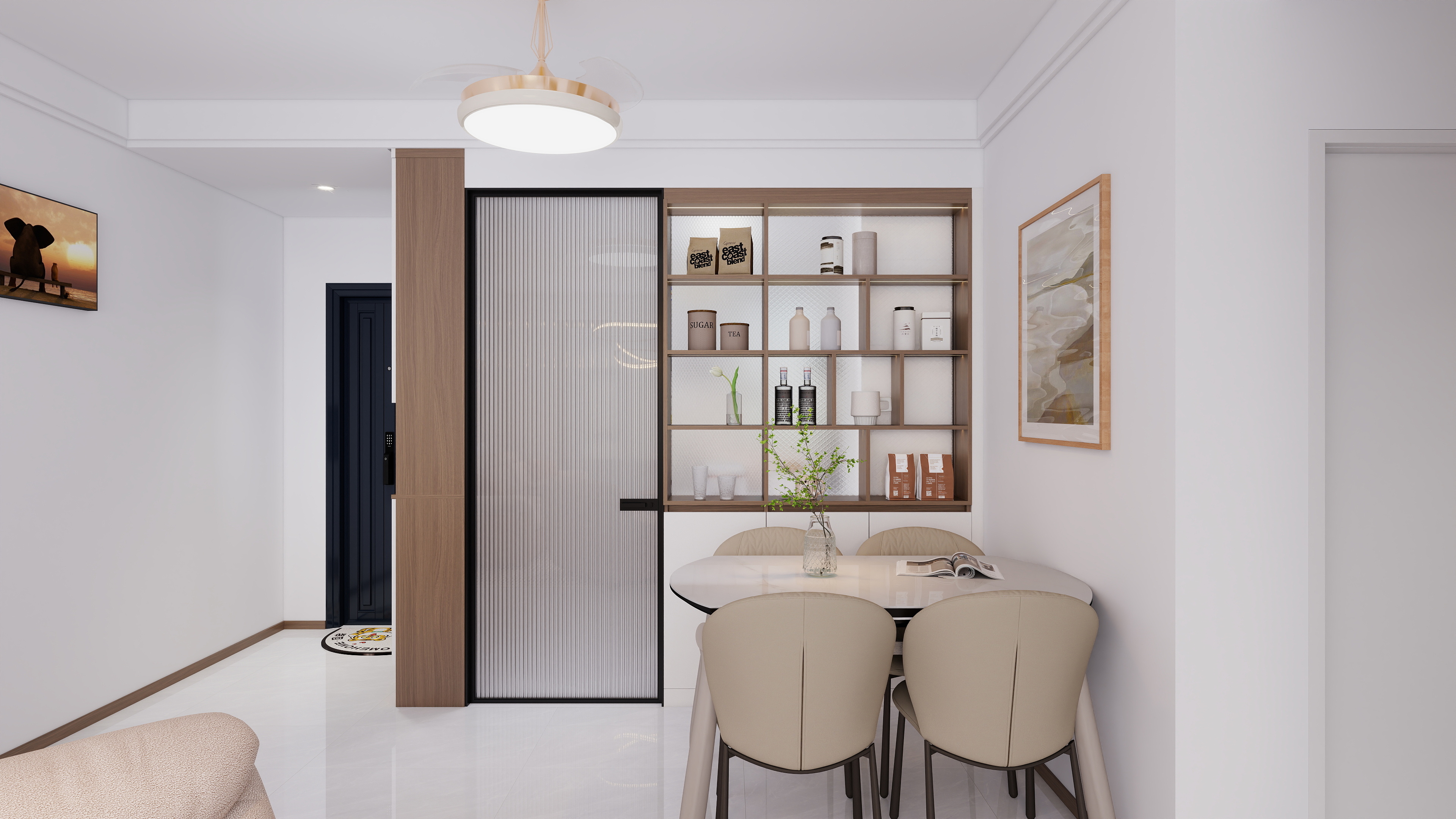 现代奶油：温馨港湾の家-9