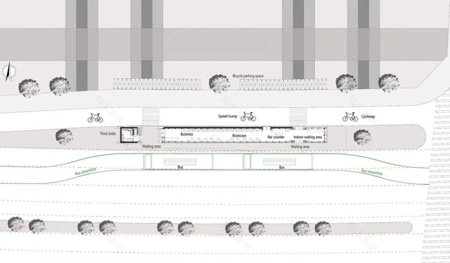 张家港市高铁新城公交站台丨中衡设计集团股份有限公司-17