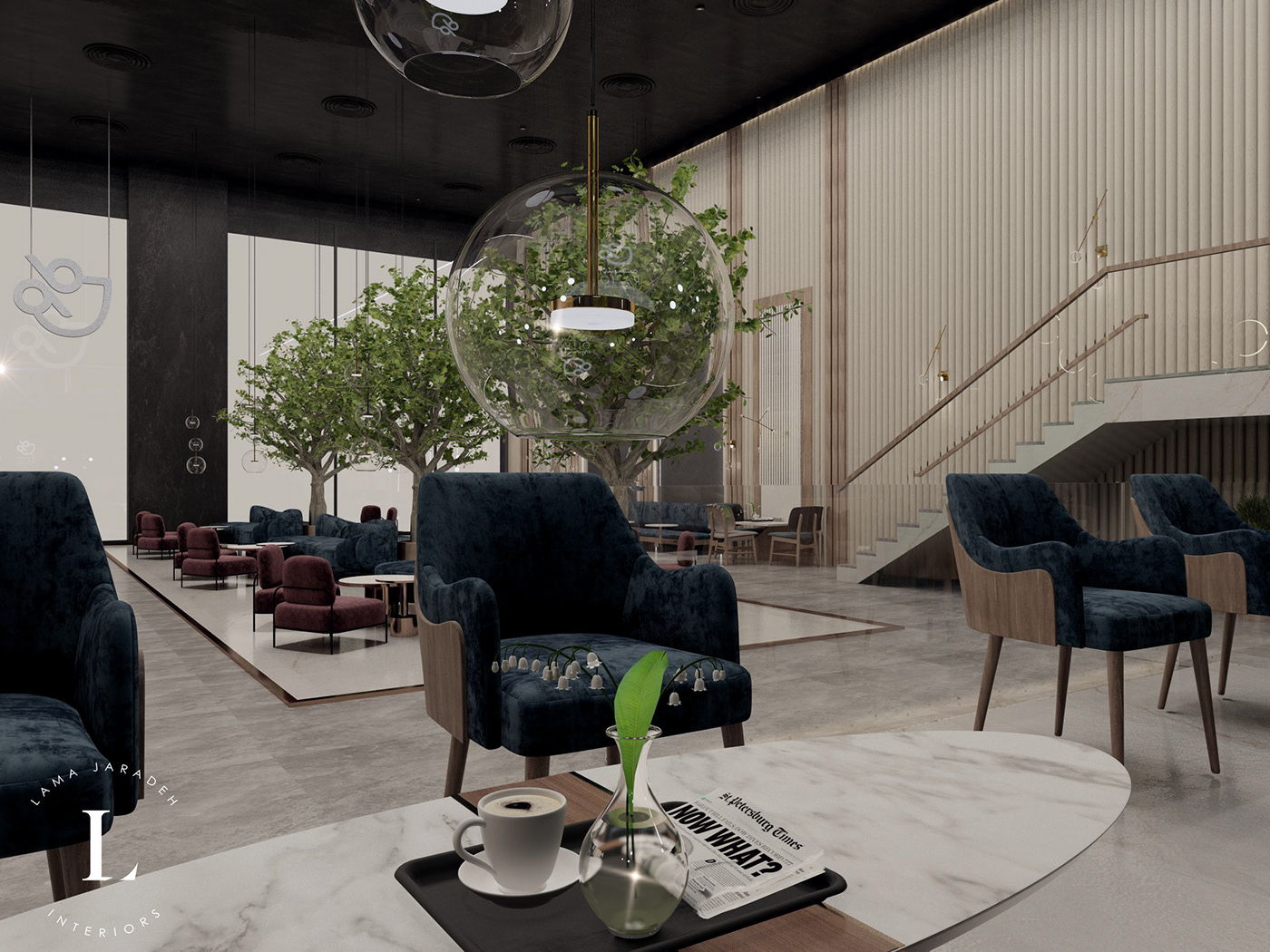 Ratio Cafe 室内设计丨Saudi ArabiaAbha丨hafer albatin-19