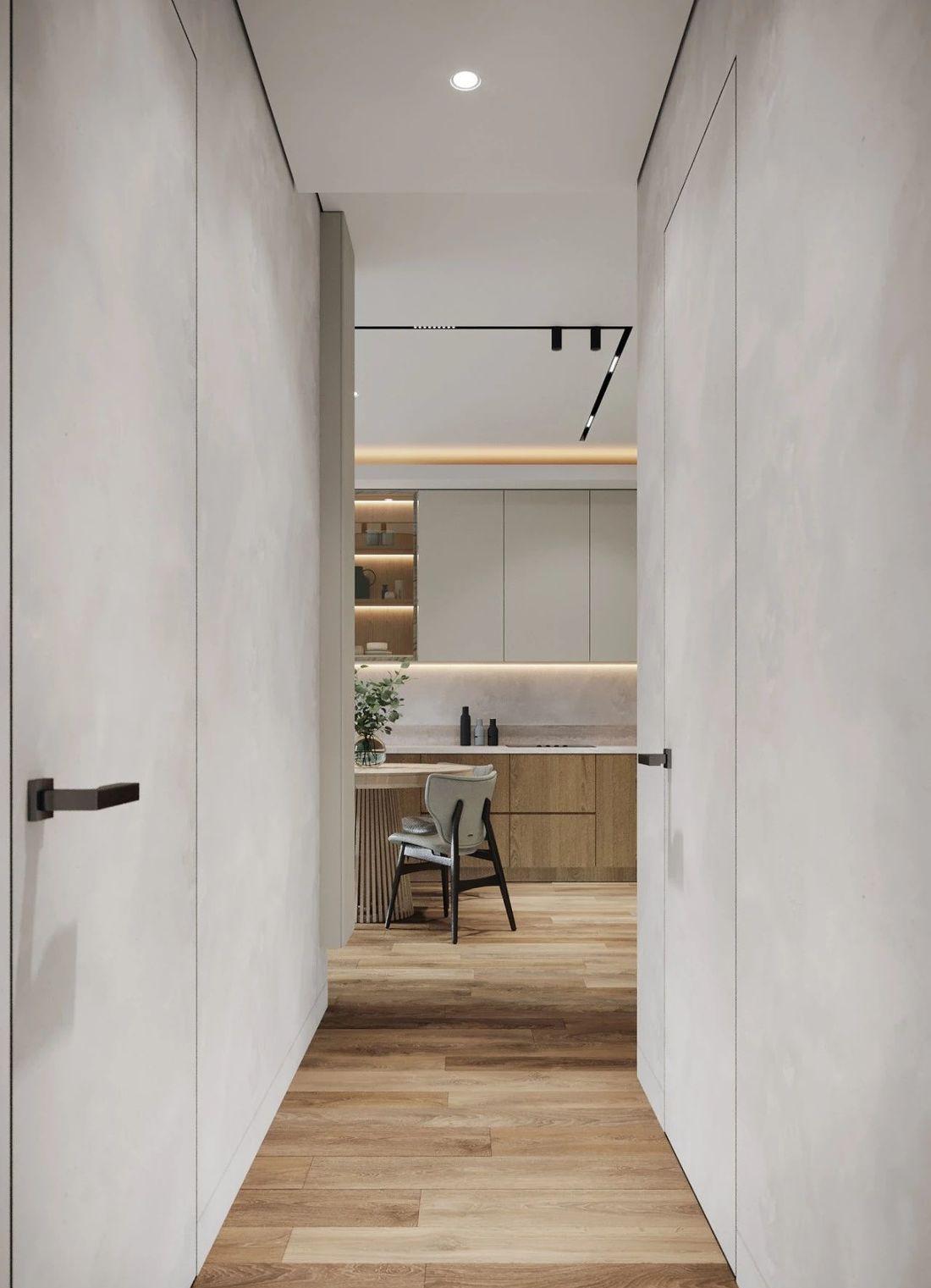 顾念安 88㎡现代素雅家居设计，简约中见精致-16