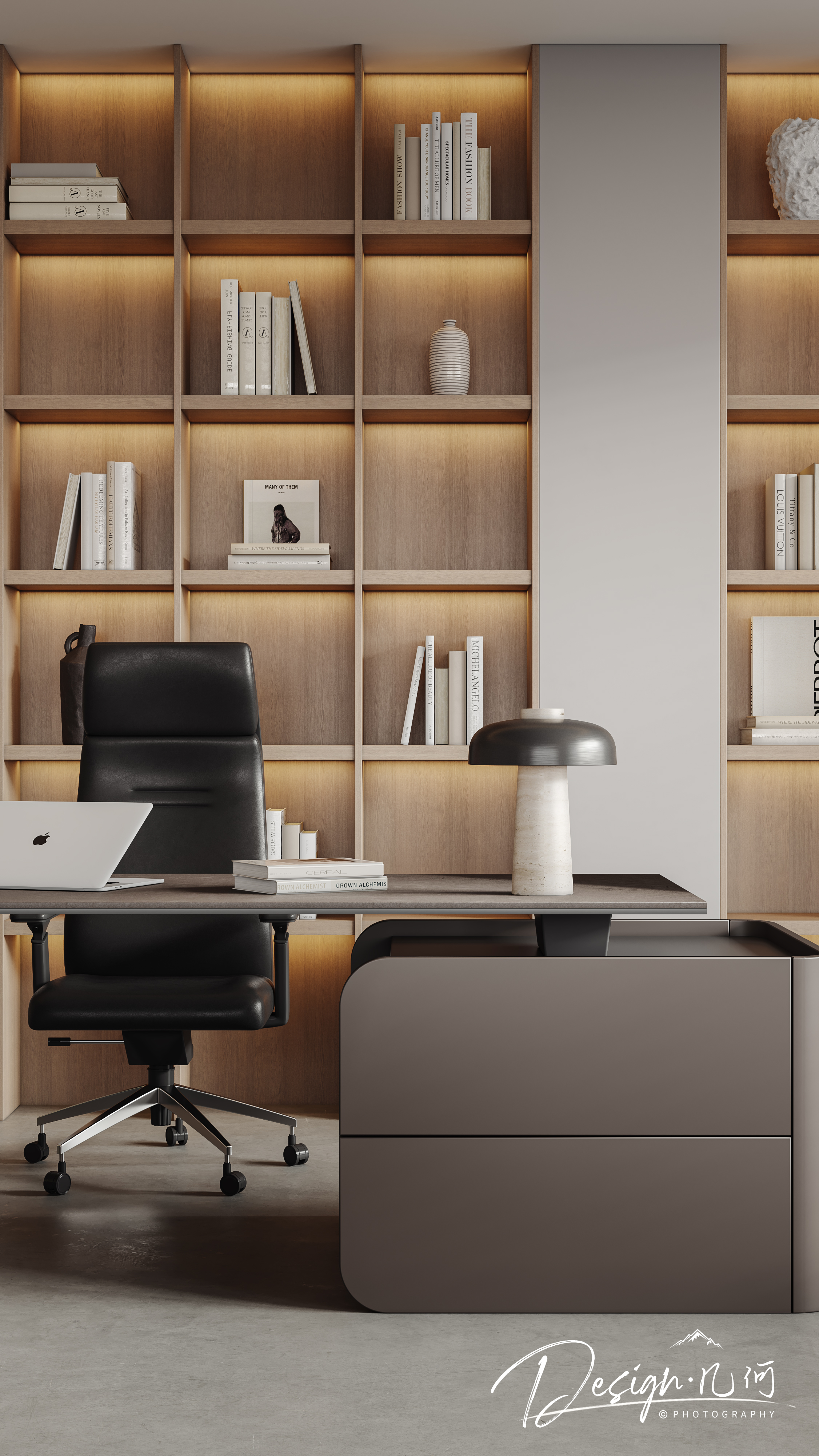 几何空间视觉表现 | 工装总经理办公室-5