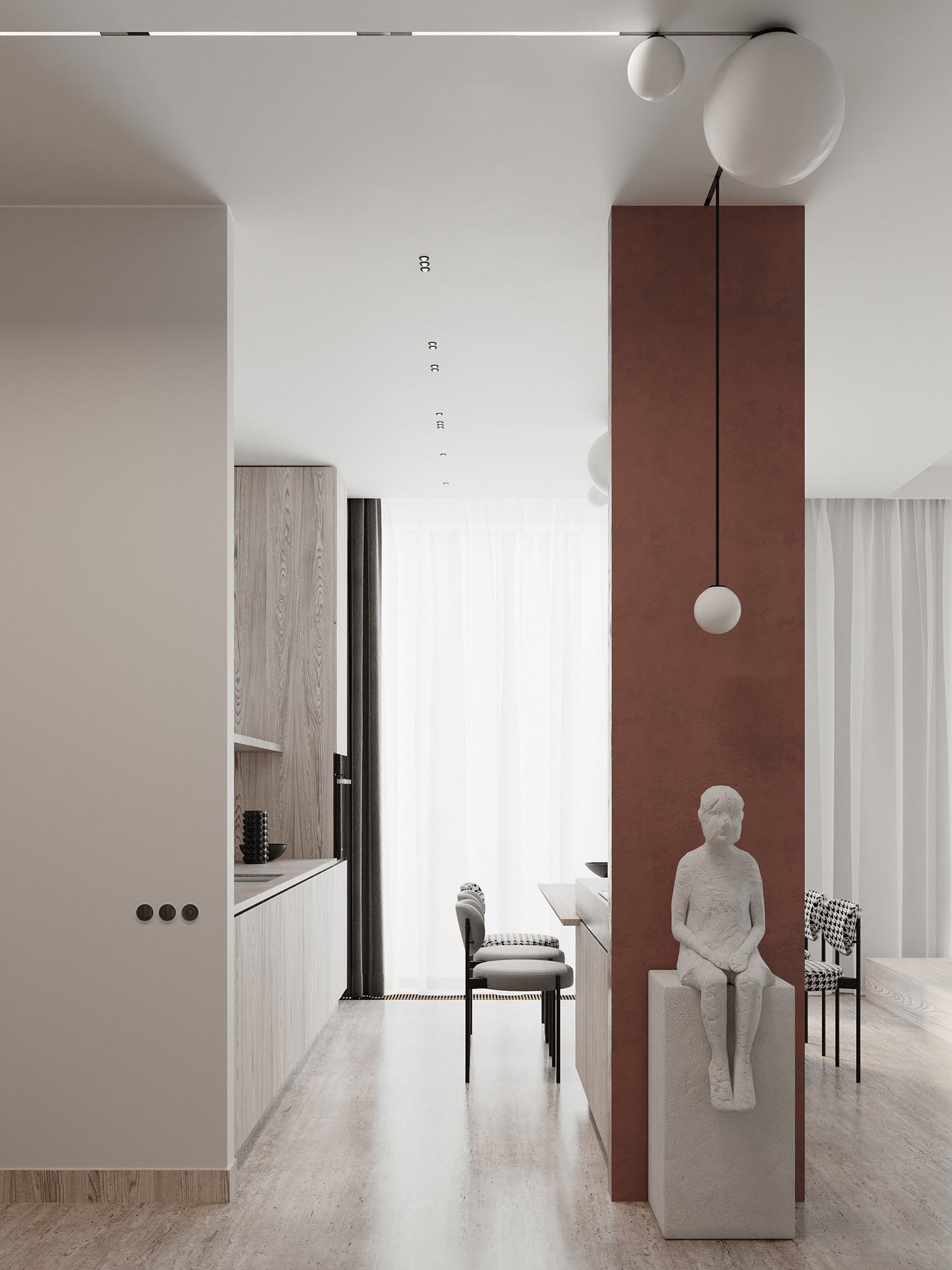 120平 多彩居住空间，细节丰富！-16