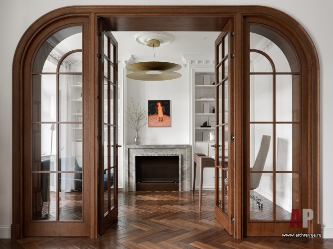 4室斯大林风格公寓室内设计丨设计师 Екатерина Бочарова-22