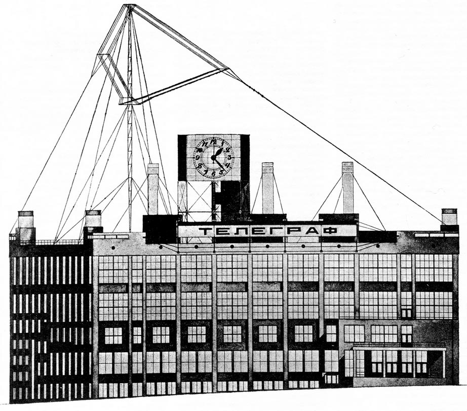 莫斯科中央电报局大楼丨俄罗斯莫斯科丨亚历山大·格林伯格,韦辛宁兄弟,阿列克谢·休谢夫,伊万·雷尔贝格等-16