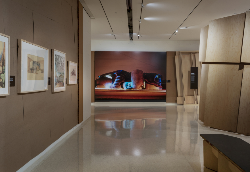 旋转木质画廊——致敬美国建筑学校-19