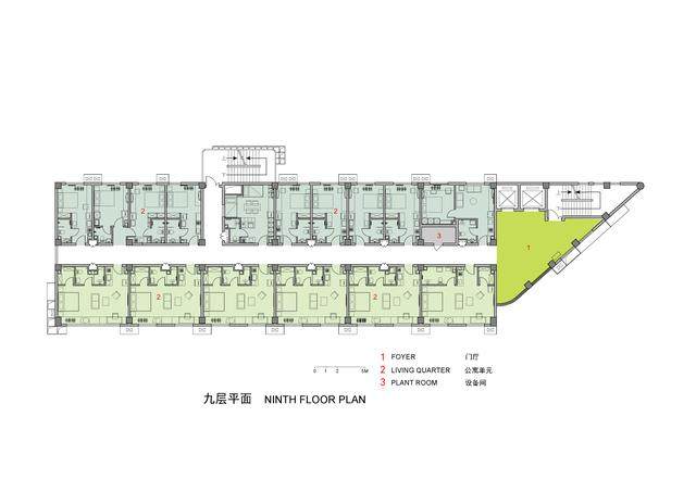 西安高新创业社区E客公寓改造 / 土木石建築設計-39
