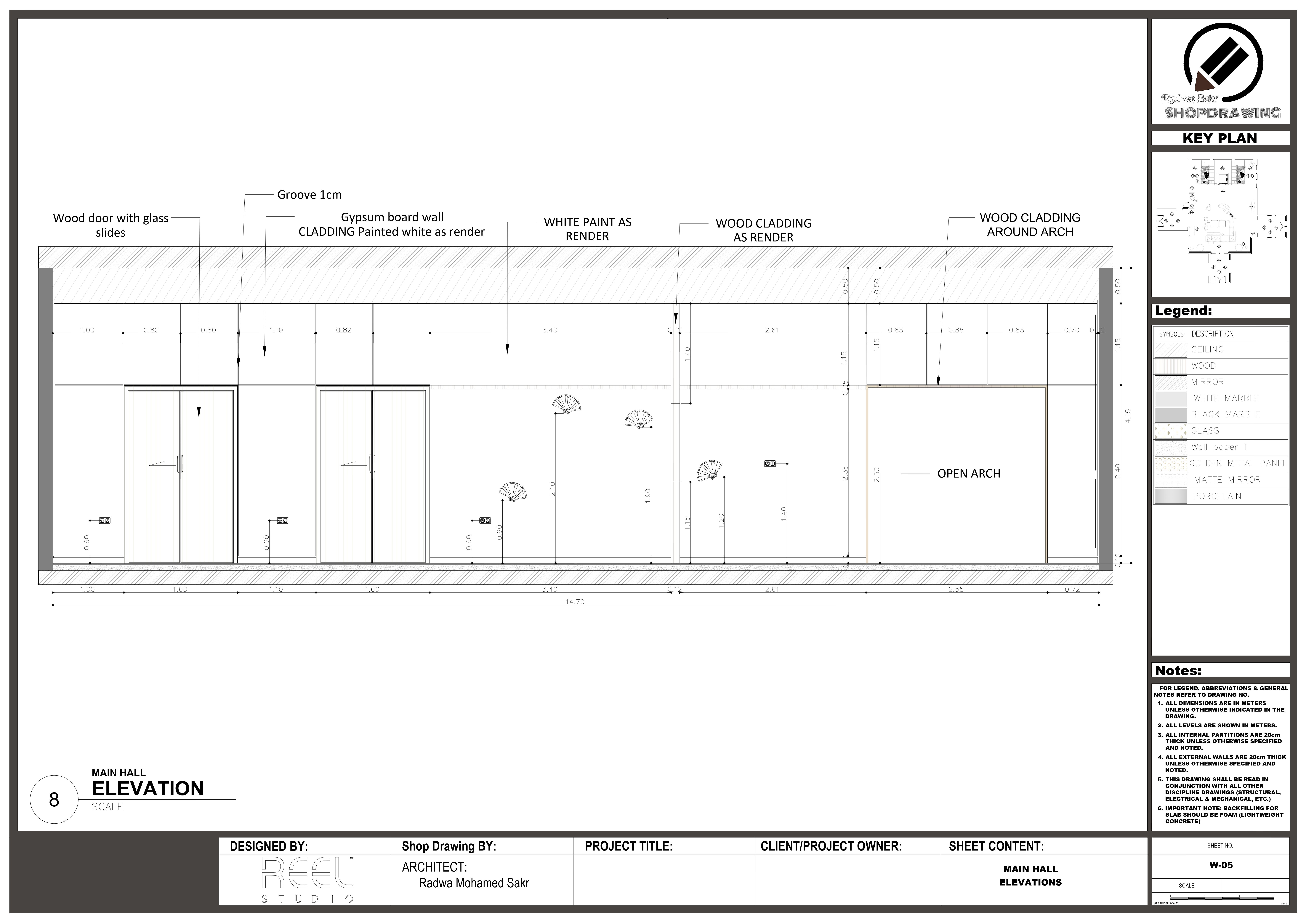 ShopDrawing For Main Hall in Residential Palace-7