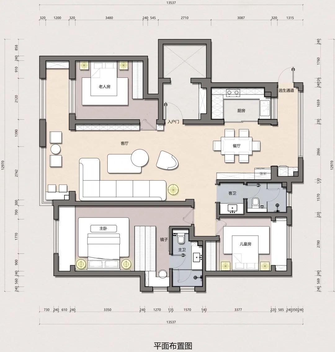 沁园春住宅设计丨中国焦作丨河南象限建筑装饰设计有限公司-40