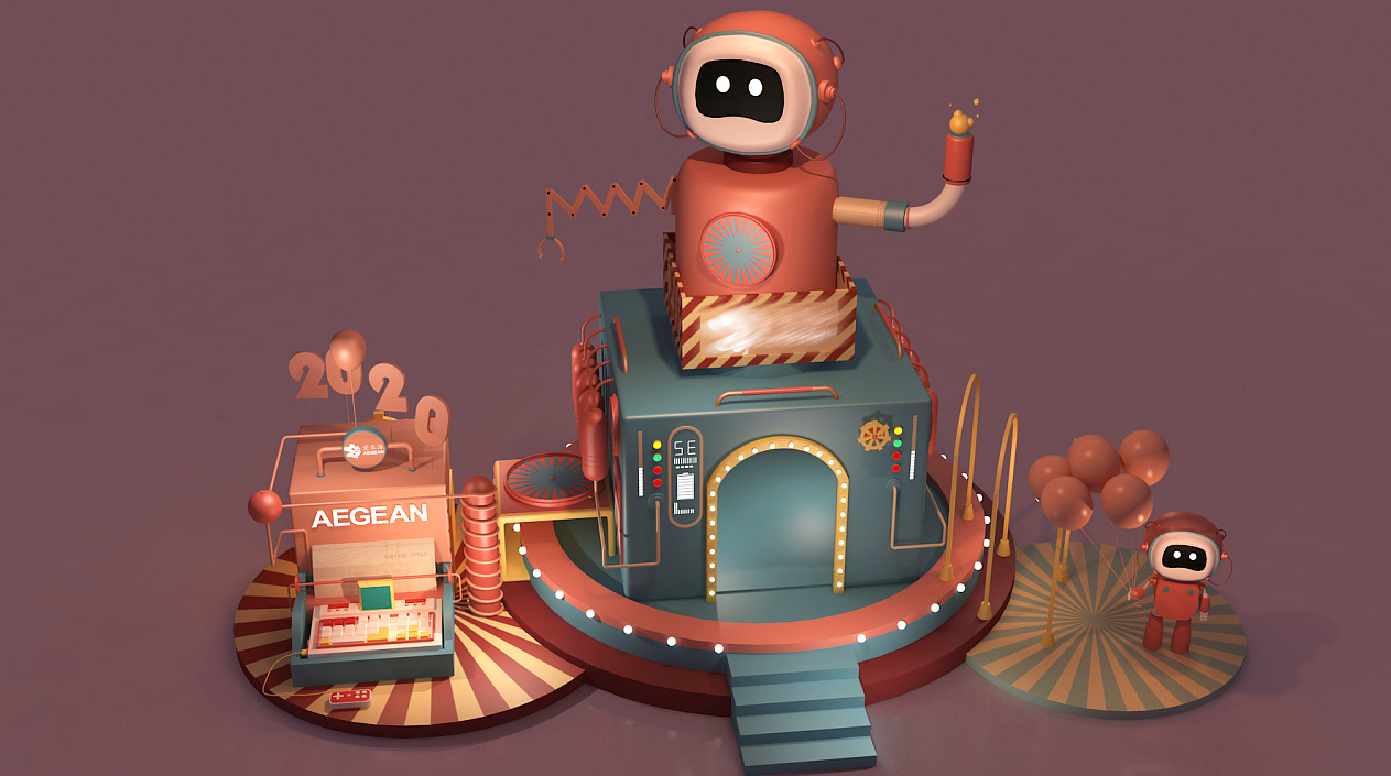 Robot Commercial art display-5