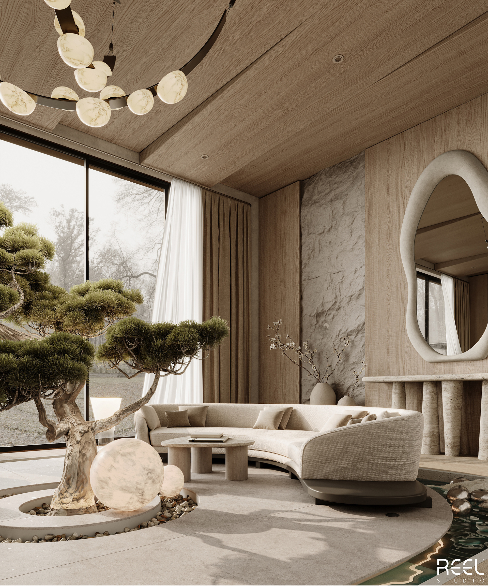 客厅设计丨沙特阿拉伯丨Reel Studio-7