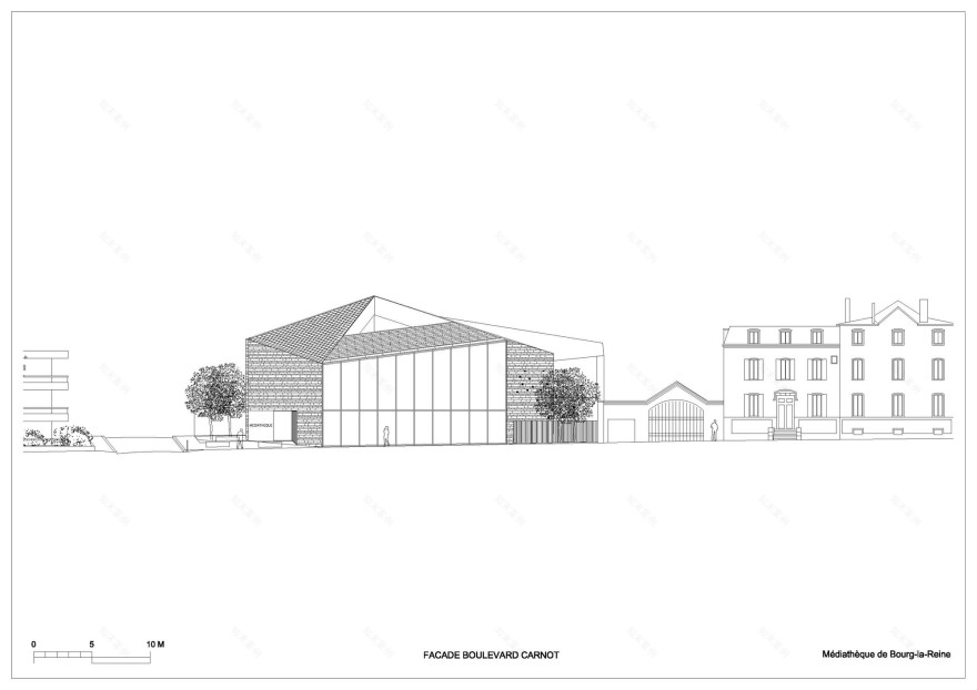 Media Library in Bourg-la-Reine / Pascale Guédot Architecte-45