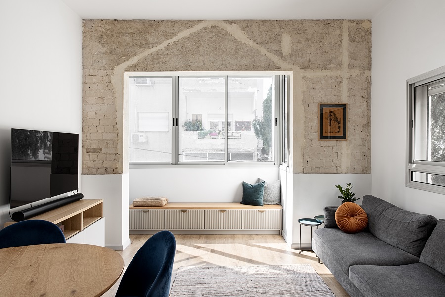 57平米小户型公寓设计丨以色列特拉维夫丨室内设计师达娜·罗兹（דנה ברוזה）-9