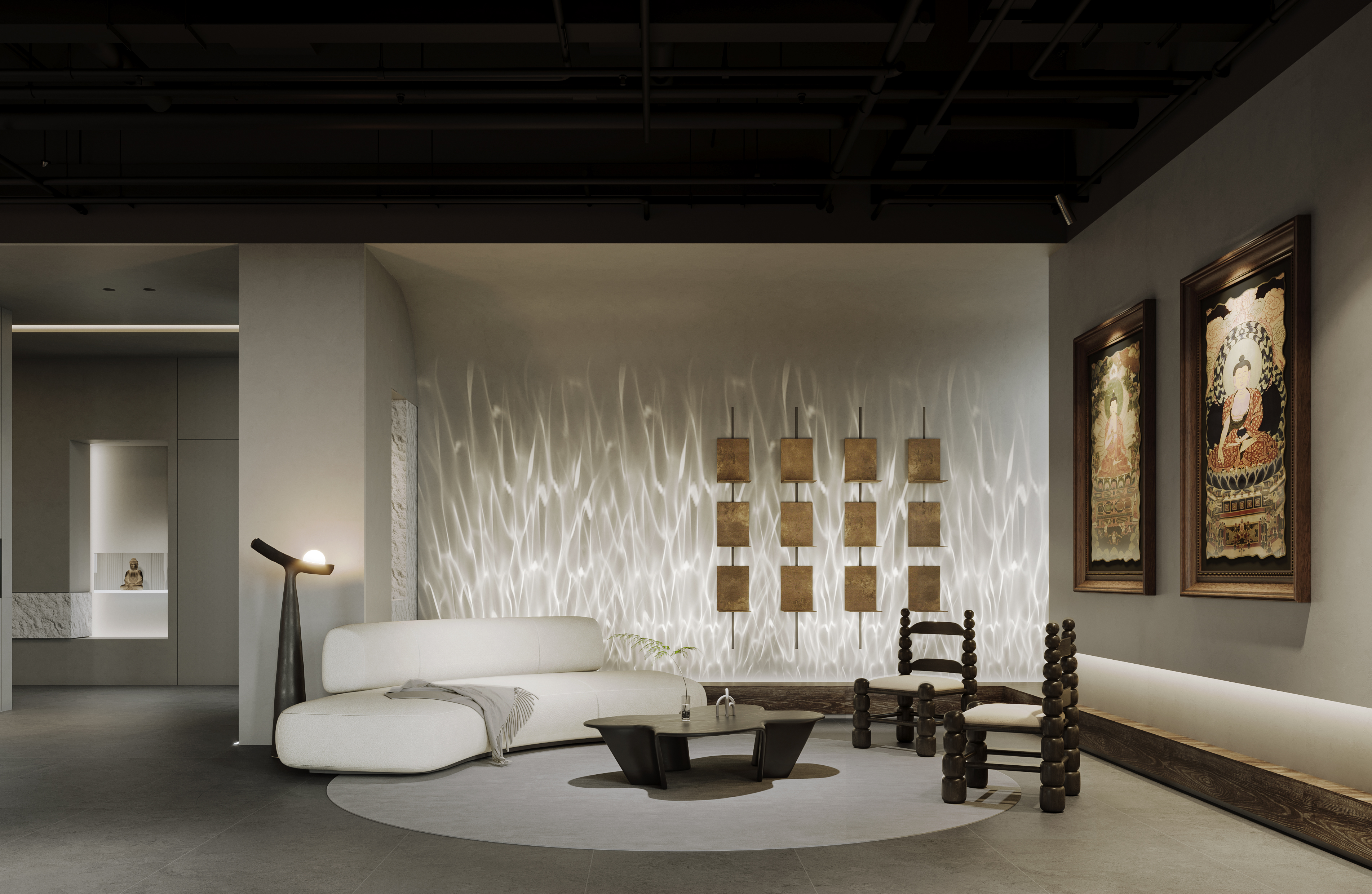 长沙唐卡艺术馆 360 平诧寂演绎丨中国长沙丨微视设计-9