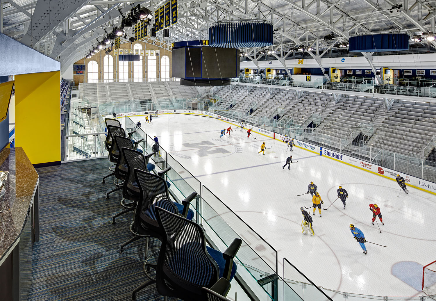 University of Michigan Yost Ice Arena Reimagination | ROSSETTI-16