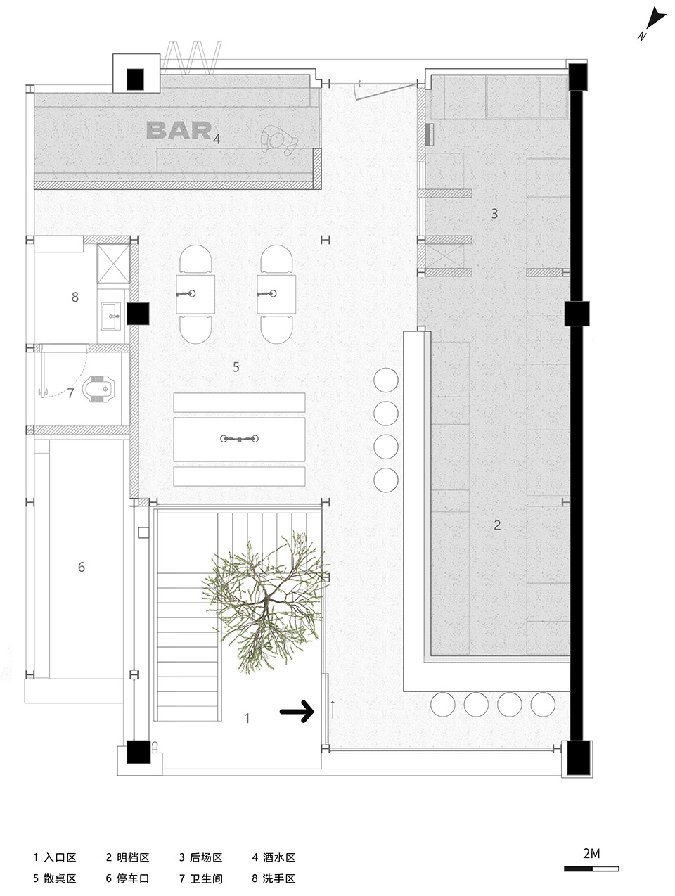 炙喜烧肉餐厅丨中国四川丨朴开⼗向设计事务所-114