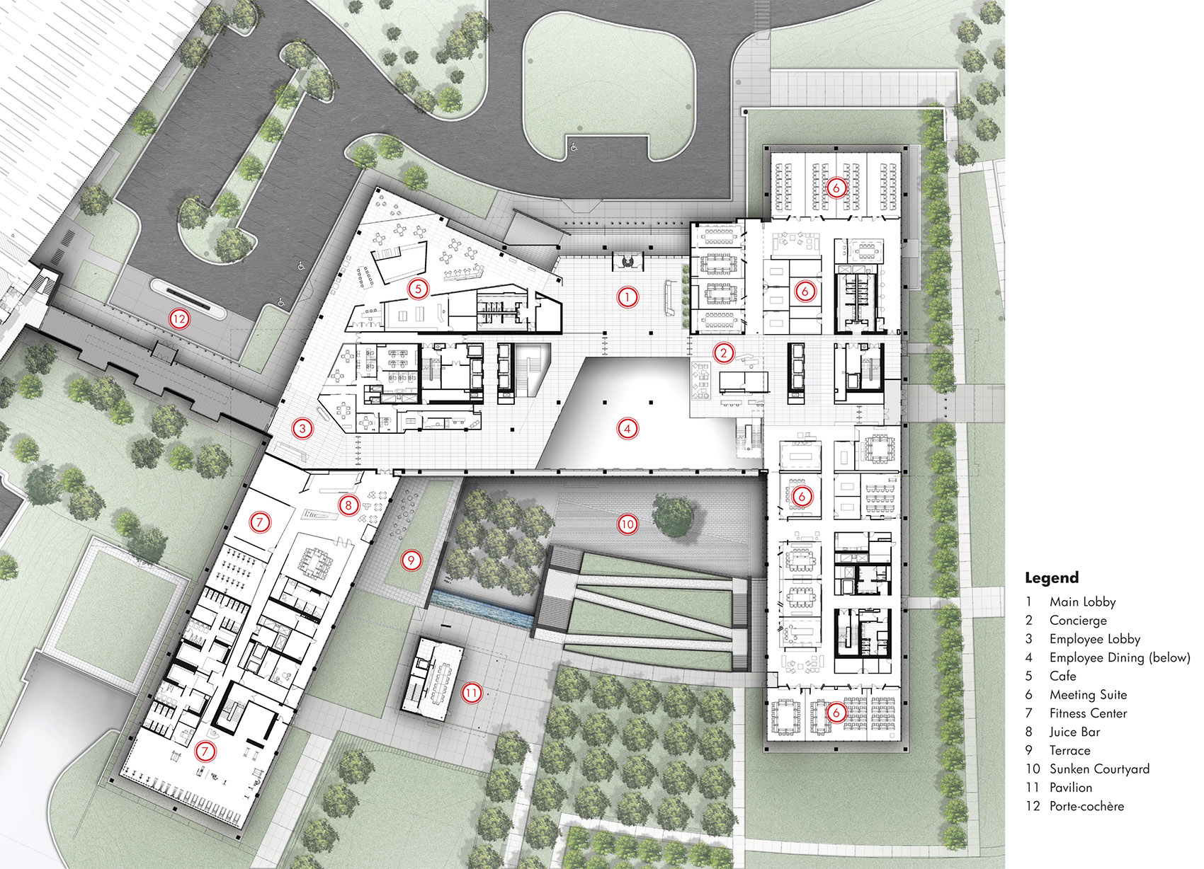 苏黎世保险公司北美总部大楼 / Goettsch Partners-43