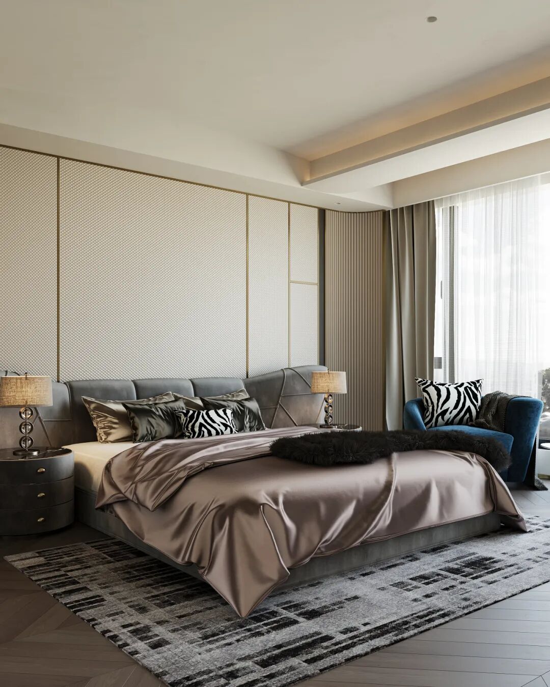 600㎡现代轻奢风丨浏河景苑丨中国湖南丨纵向·空间设计-58