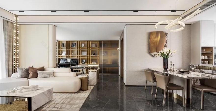 广州越秀·星航TOD顶层洋房140㎡丨中国广州丨广州安研室内设计咨询有限公司-19