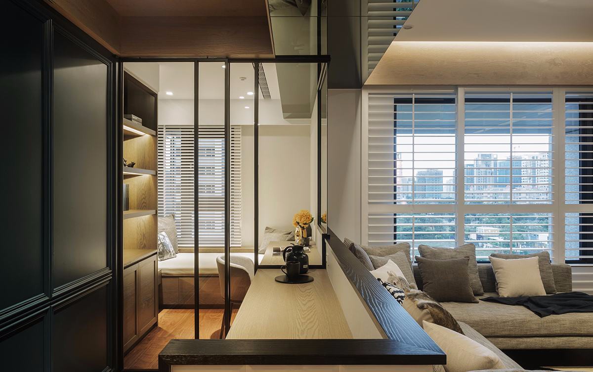 纽约中央公园风情，132m²混搭风住宅设计-6