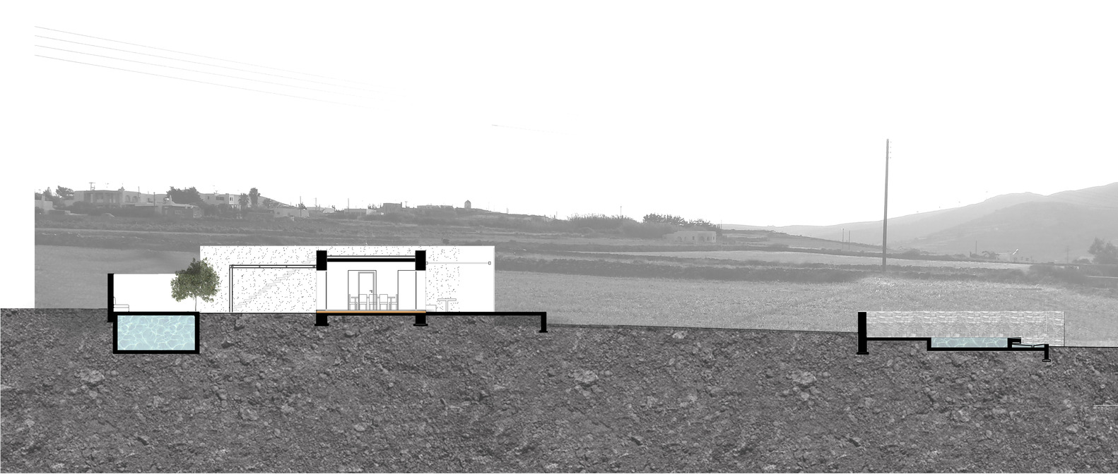 希腊 Paros 岛上的"藏匿与寻找" | 现代简约风格的双宅设计-48