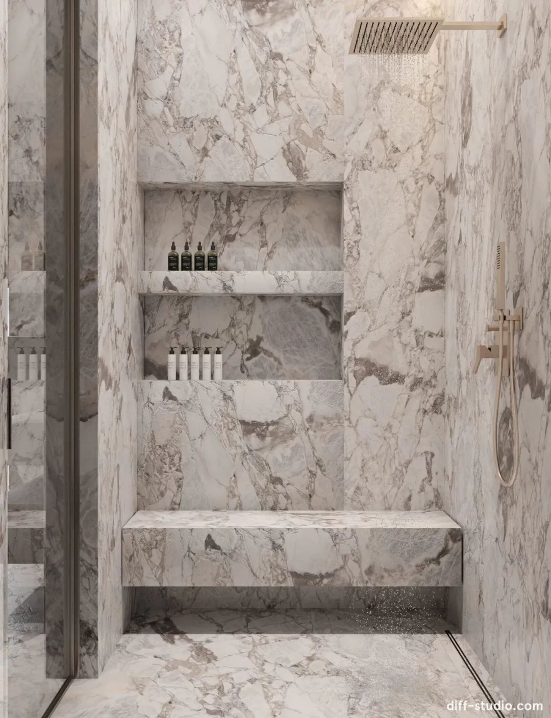 乌克兰基辅 1600㎡新古典奢华大宅丨Diff.Studio-83