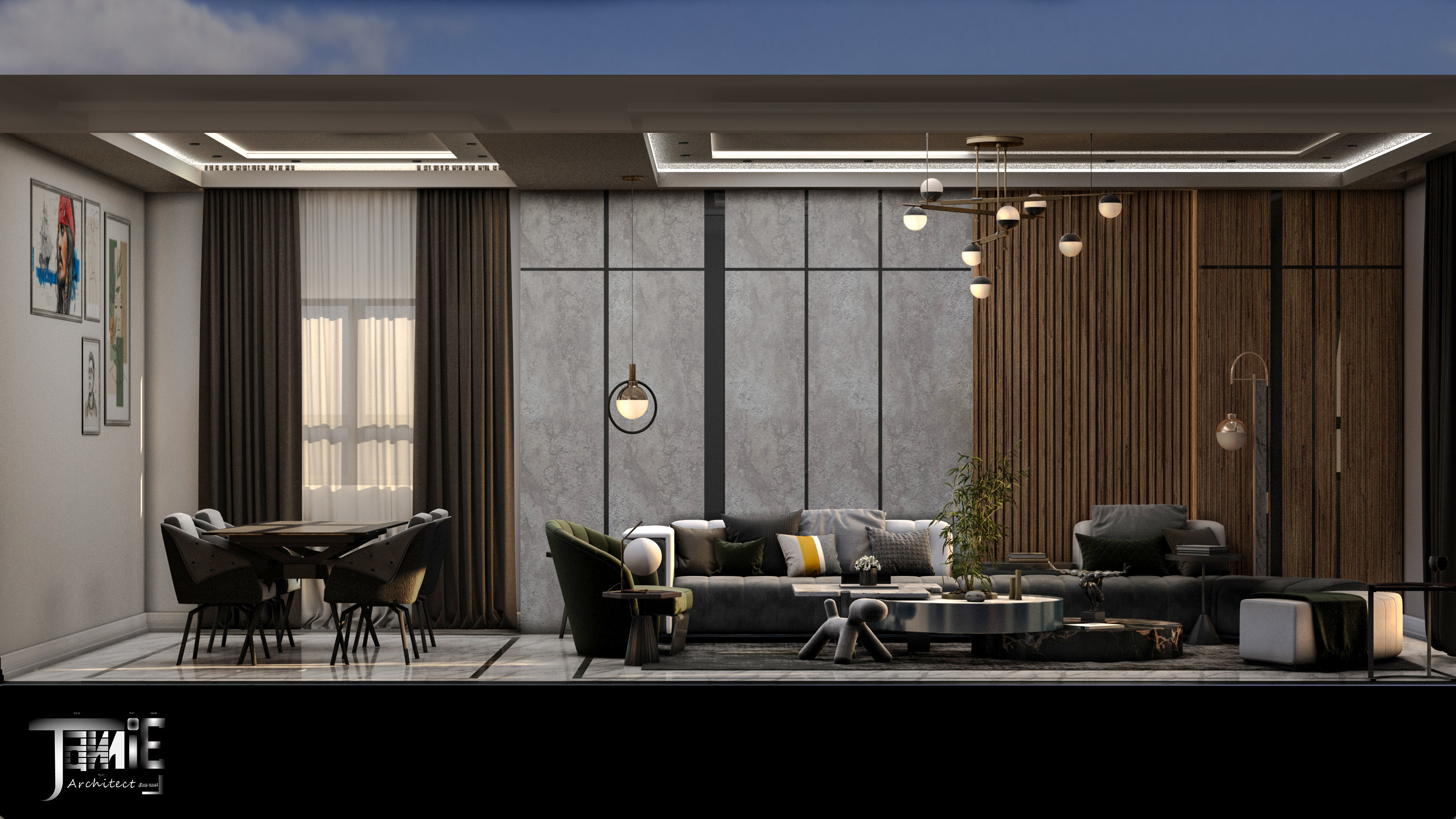 living & Dining Area-3