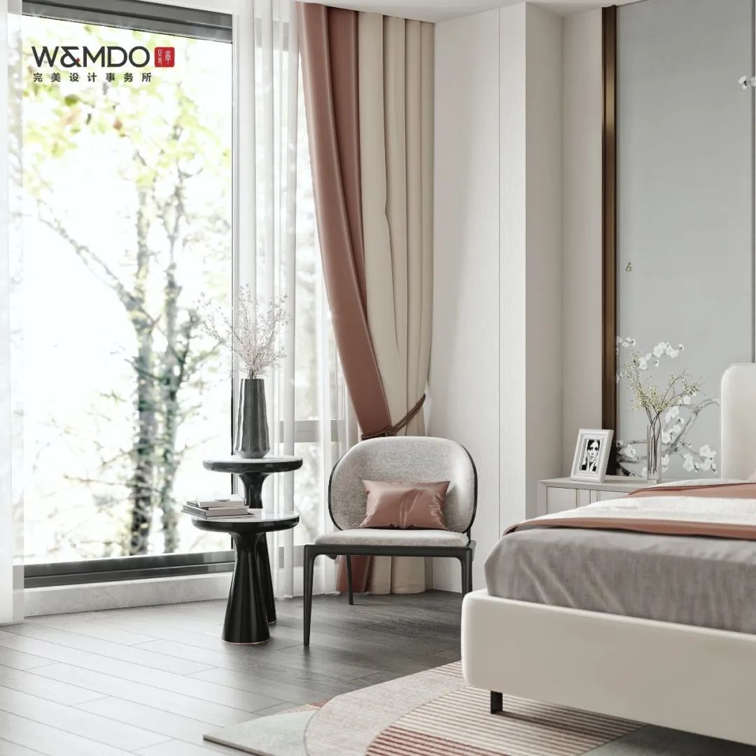 蓝山湾·肖府新中式设计,融合清雅古韵与精致简约-43