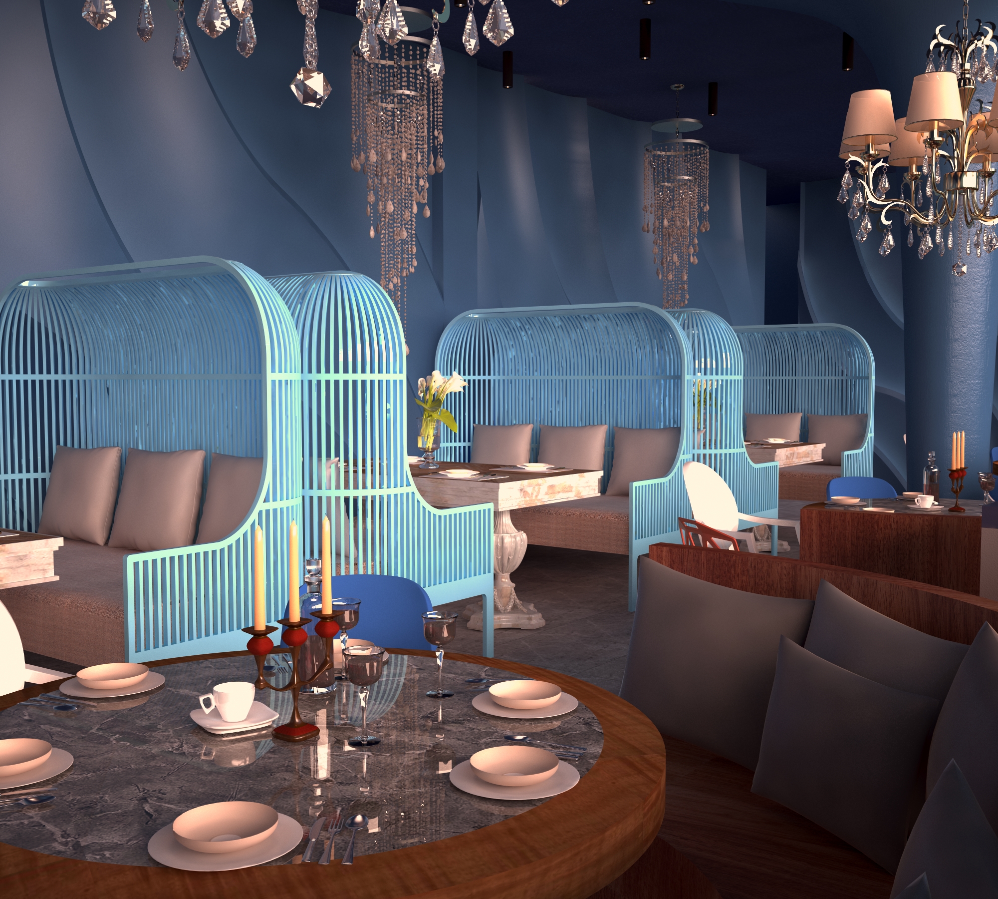 渔鱼生餐饮空间设计-4