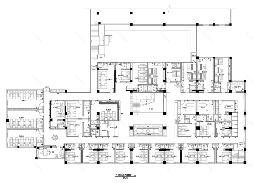 东坡足道明星店 路得装饰工程设计-28