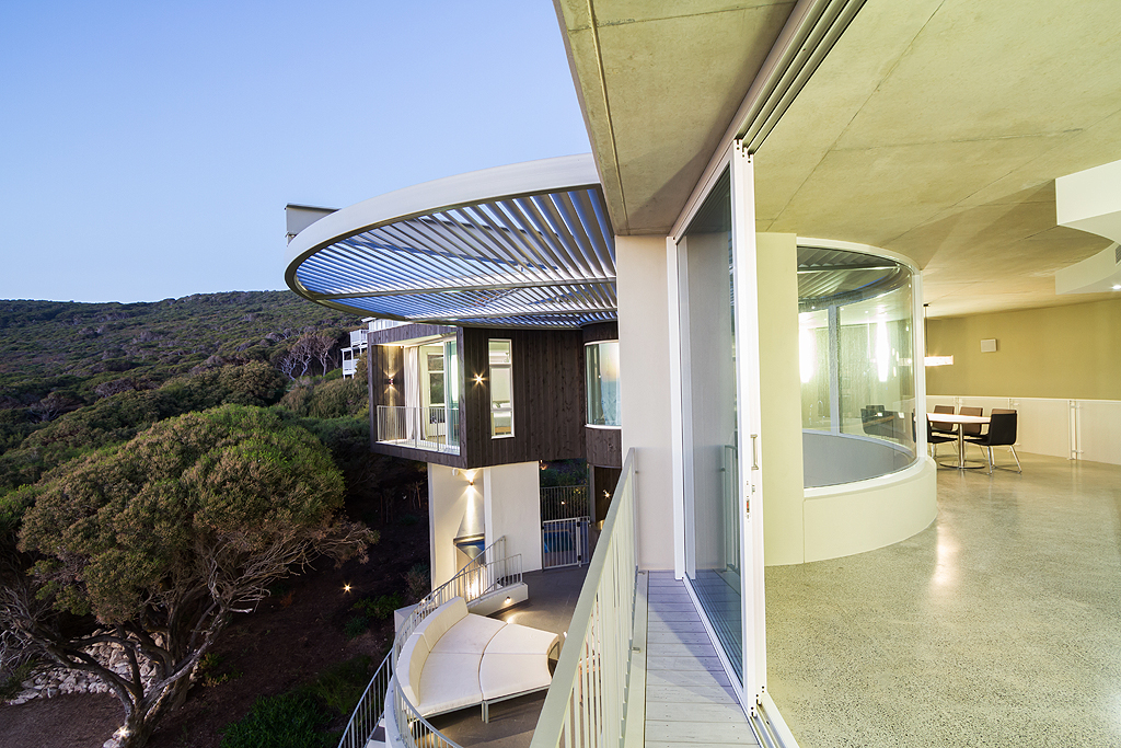 环形海景别墅，利用太阳能打造舒适生活空间-7