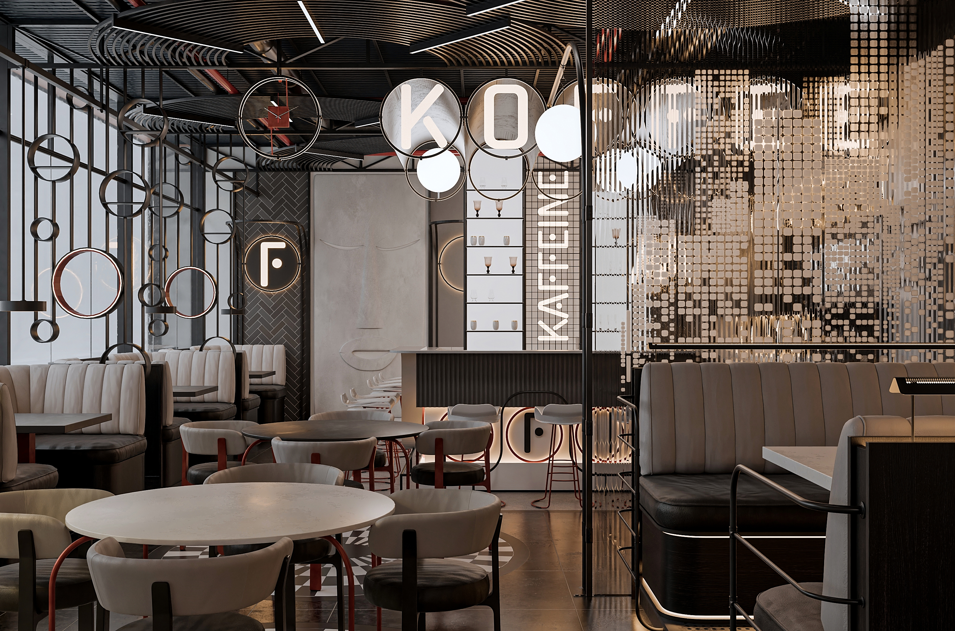 工业风咖啡店-24