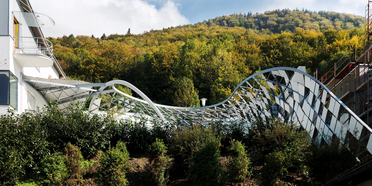 Heri&salli：花园茧形钢结构-11