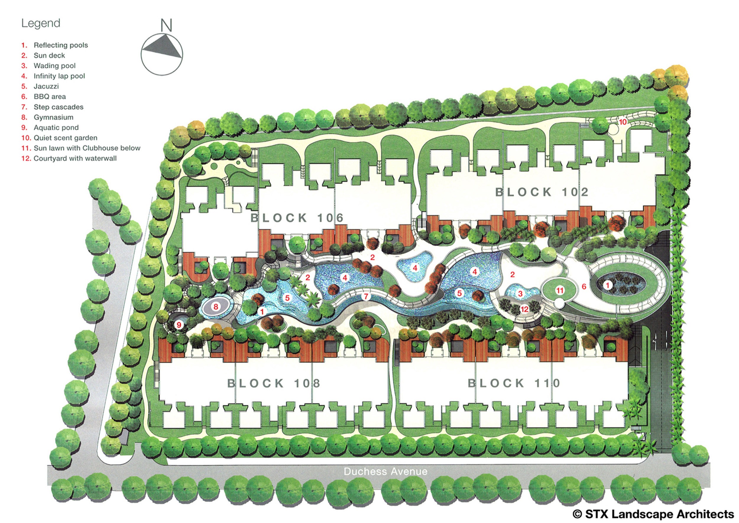 新加坡“公爵夫人”住宅区景观设计-64