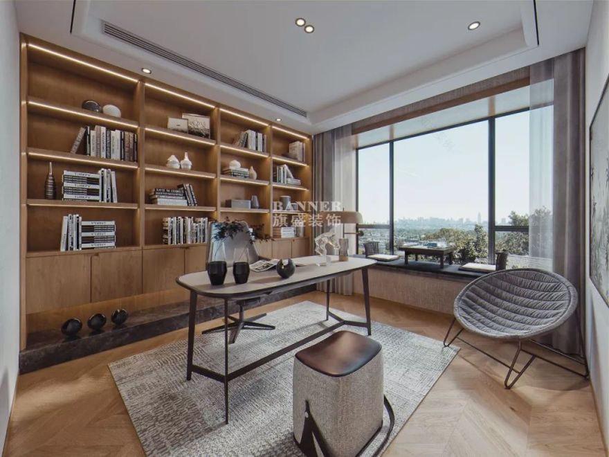 现代中式家宅的“包裹”之美-22