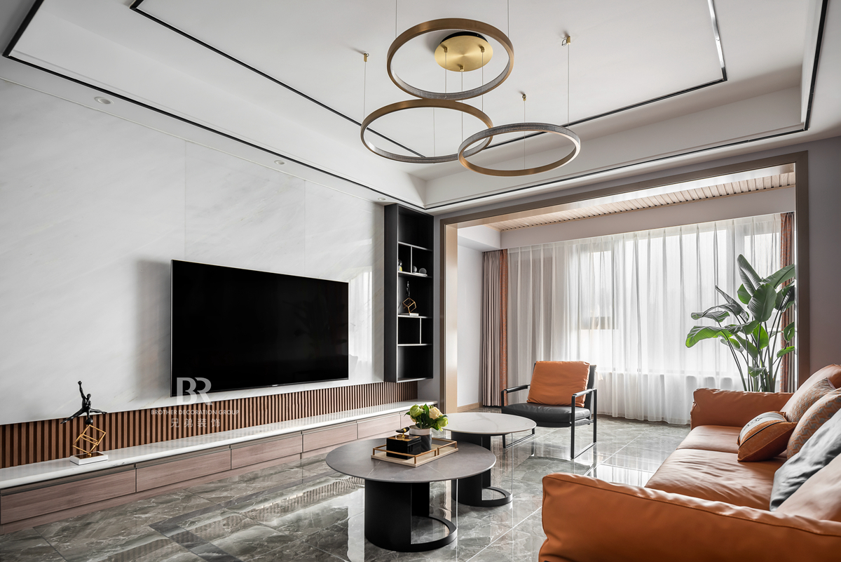 紫御江山 94 平现代轻奢风格装修设计案例丨重庆兄弟装饰公司水母家整装-11