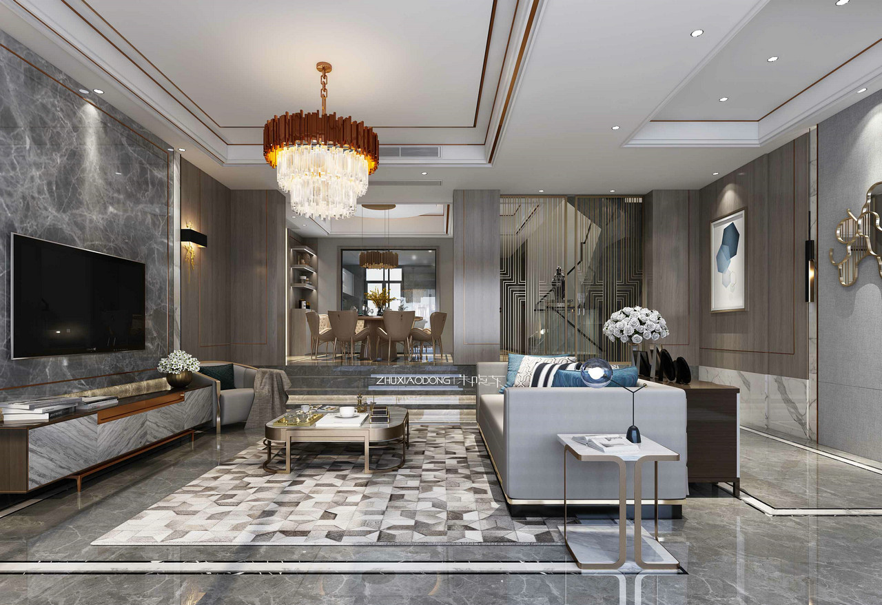 舟山 420㎡别墅 | 轻奢主义的初心落地-16