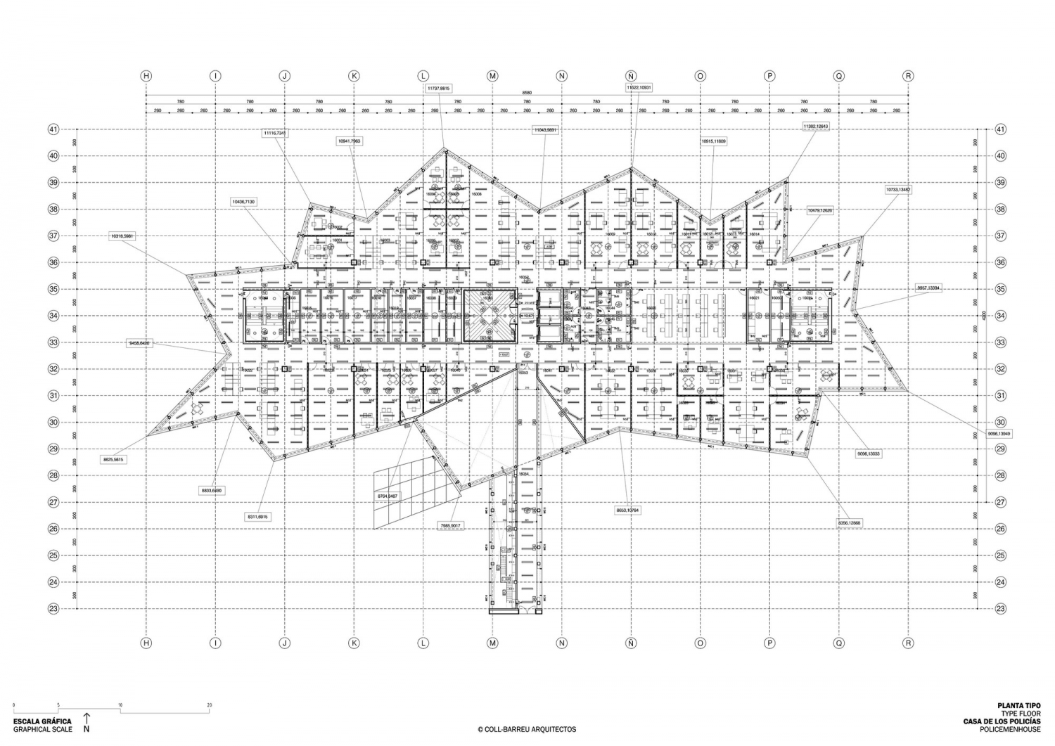 西班牙警察住宅 | 地质环境与建筑共融之作-42