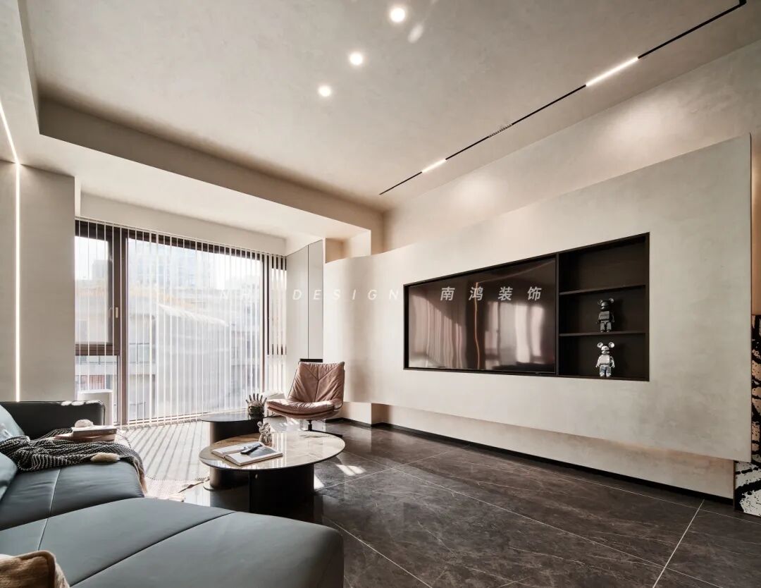 客厅C位之争：2025年，电视背景墙就该这么卷！-13