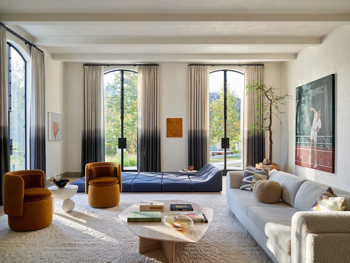 洛斯费利兹当代风格（这里推测Los Feliz是地名，Contemporary可理解为一种当代风格，比如建筑、艺术等领域的当代风格，如果有更具体语境可给出更精准翻译） 丨美国洛杉矶丨Studio Emblem & Co.-1