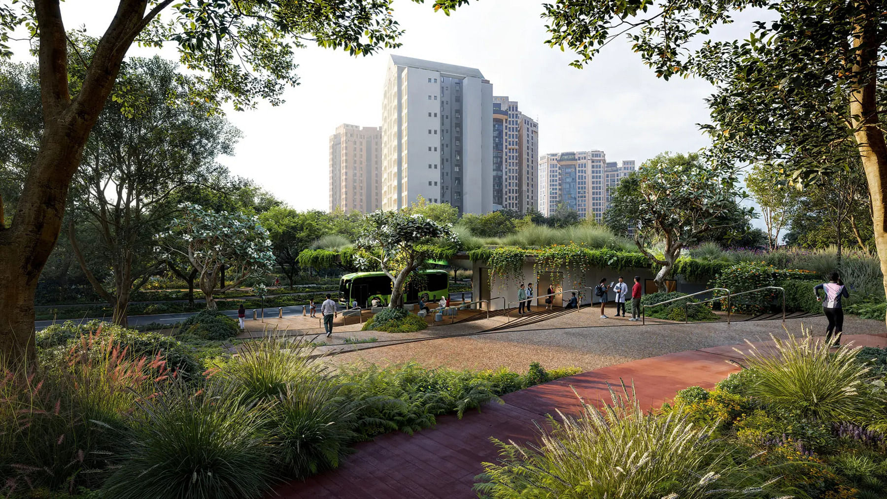 新加坡南北走廊新绿色廊道设计项目丨Henning Larsen,Ramboll,Cistri,Gehl等-17