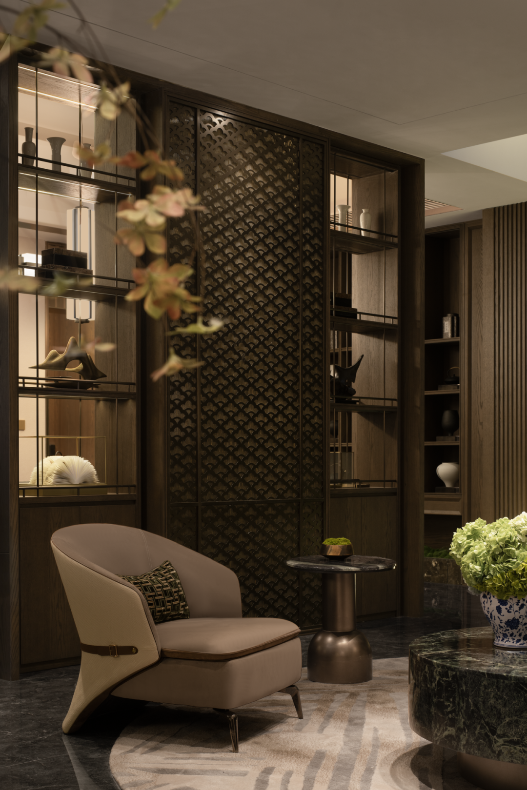 匠著|凤樾府640㎡珍藏别墅：东意西境下的隐奢哲学-31